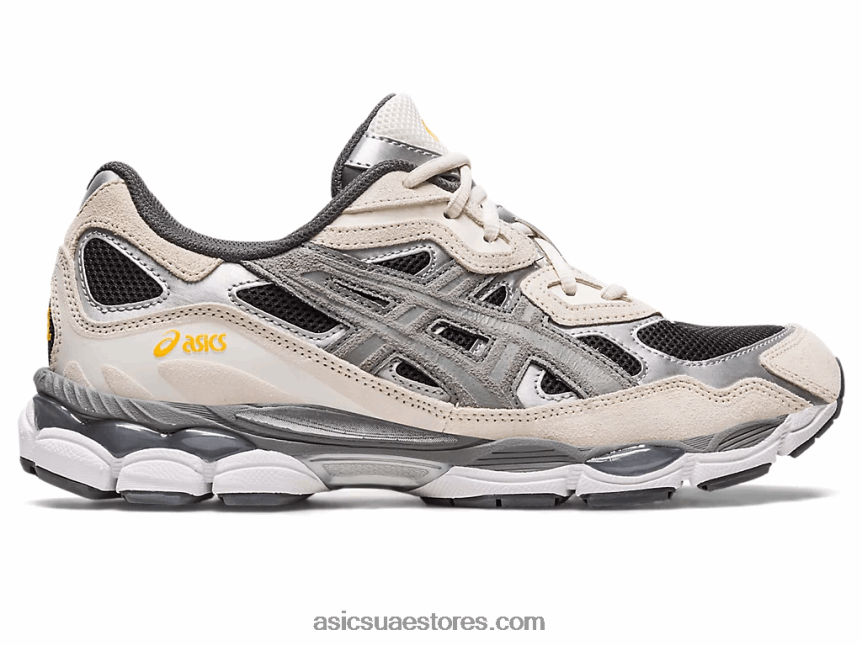 Asics أسود / رمادي طيني هلام مدينة نيويورك 2N24DJ144