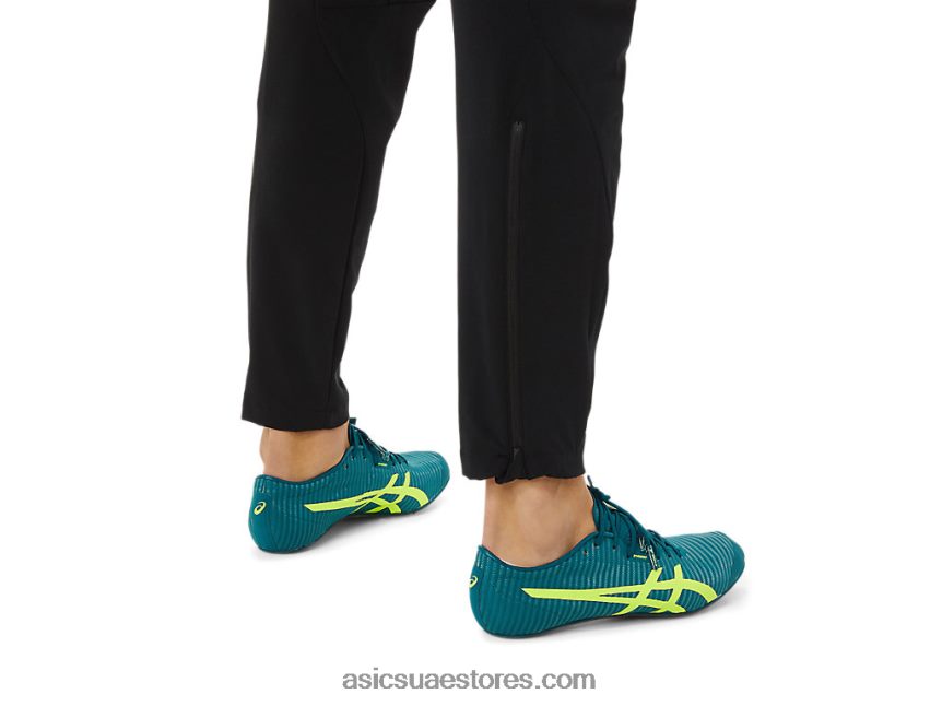 Asics أسود الأداء بانت المنسوجة تمتد الرجال 2N24DJ1448