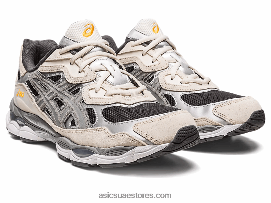 Asics أسود / رمادي طيني هلام مدينة نيويورك 2N24DJ144