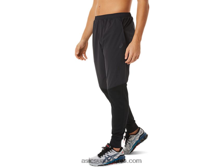 Asics أسود الأداء السراويل الهجين للرجال 2N24DJ1451