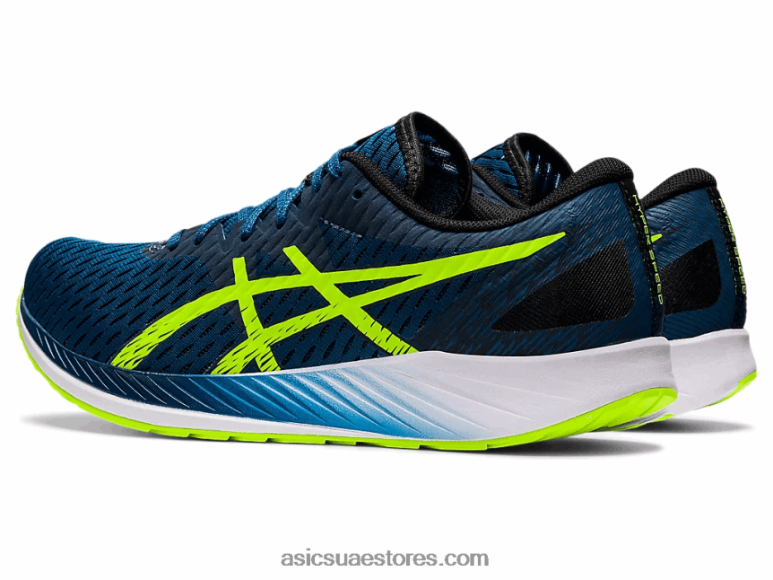 Asics أزرق ماكو / أخضر خطر السرعة الزائدة 2N24DJ1455