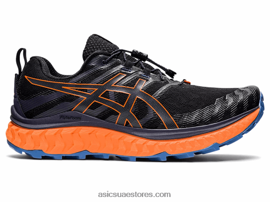 Asics أسود / برتقالي صادم ترابوكو ماكس 2N24DJ1485