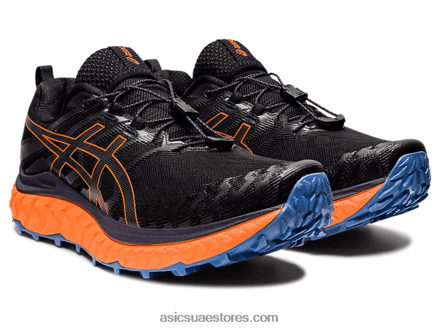 Asics أسود / برتقالي صادم ترابوكو ماكس 2N24DJ1485