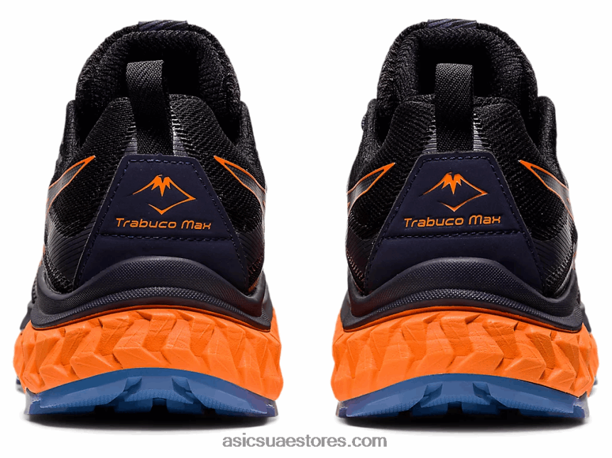Asics أسود / برتقالي صادم ترابوكو ماكس 2N24DJ1485