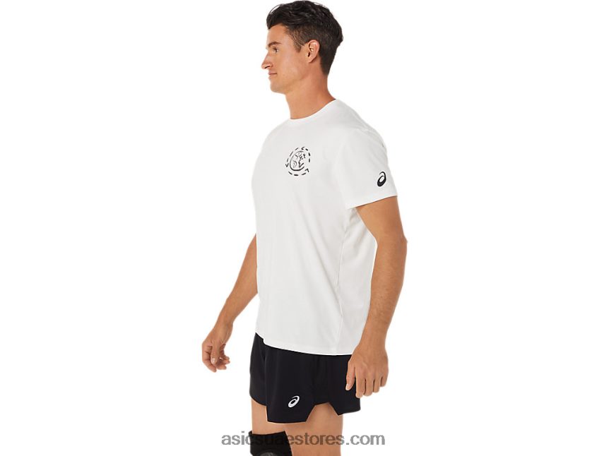 Asics أبيض طبيعي نفايات المحيط الرجال تشغيل أعلى 2N24DJ1487