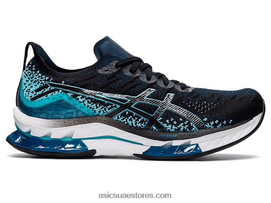 Asics النعناع الأسود / الجليد انفجار جل كينسي 2N24DJ1510