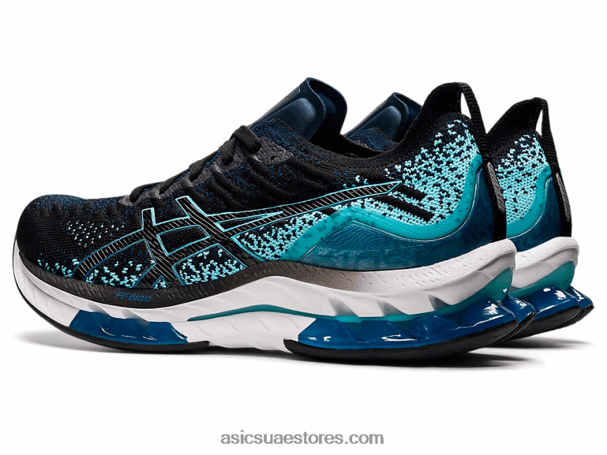 Asics النعناع الأسود / الجليد انفجار جل كينسي 2N24DJ1510