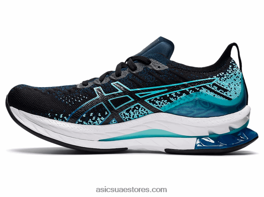 Asics النعناع الأسود / الجليد انفجار جل كينسي 2N24DJ1510