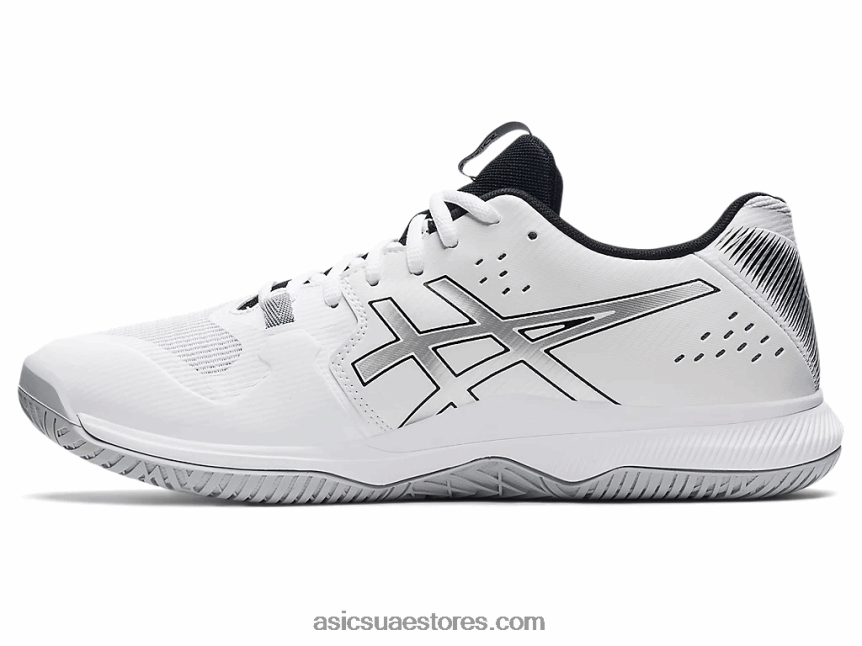 Asics أبيض / فضي نقي تكتيك هلام 2N24DJ1561
