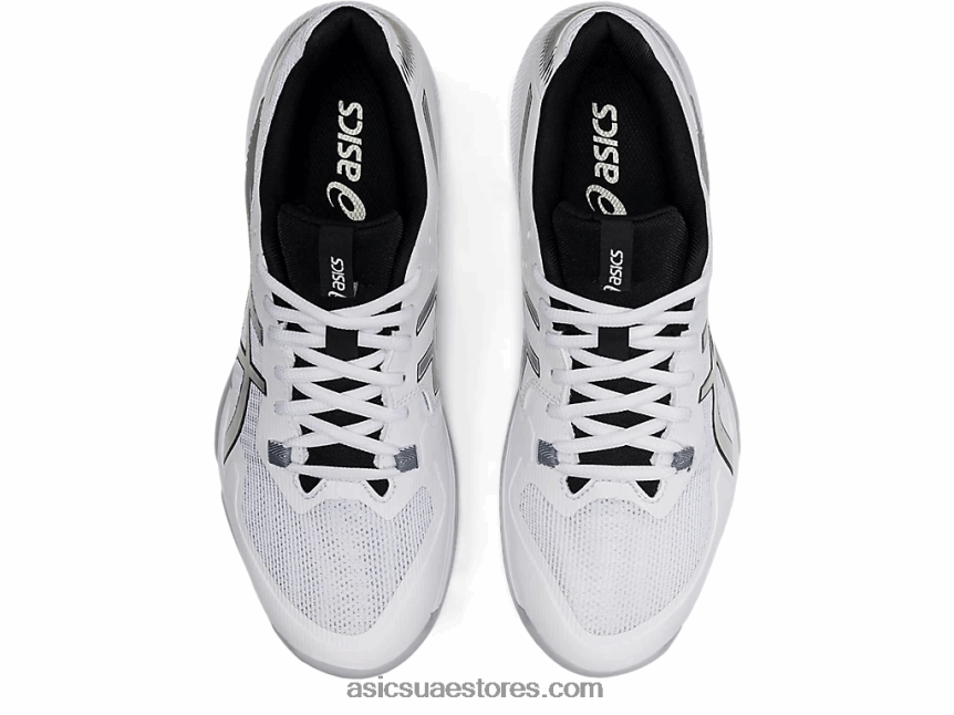 Asics أبيض / فضي نقي تكتيك هلام 2N24DJ1561
