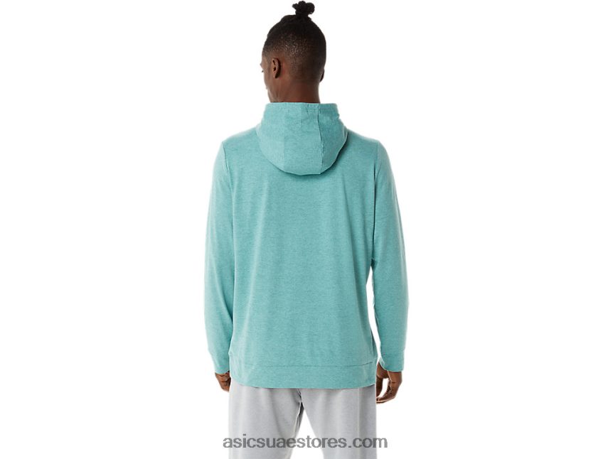 Asics هيذر حكيم كنزة بغطاء للرأس للرجال 2N24DJ1569