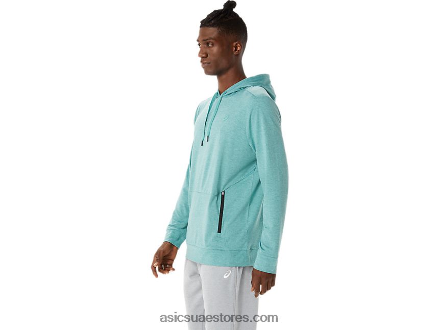 Asics هيذر حكيم كنزة بغطاء للرأس للرجال 2N24DJ1569