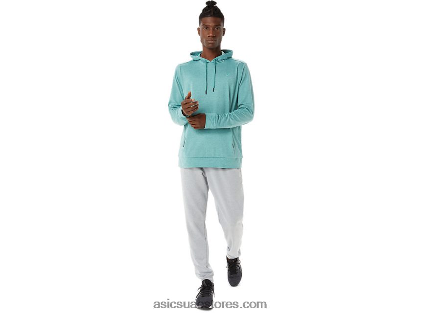 Asics هيذر حكيم كنزة بغطاء للرأس للرجال 2N24DJ1569