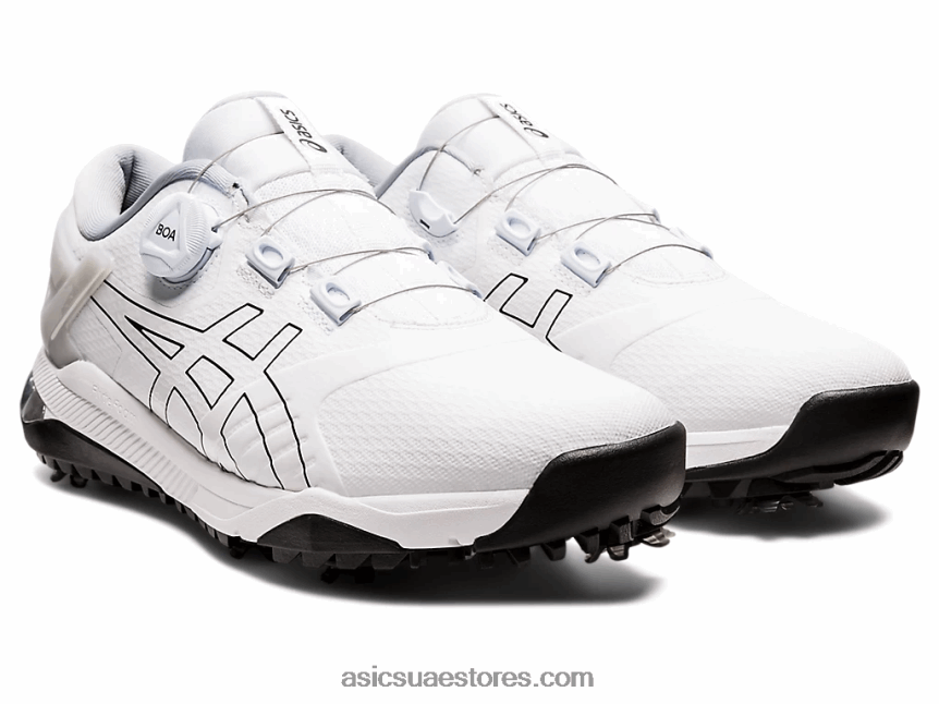 Asics أبيض أسود جل ثنائي بوا 2N24DJ1571