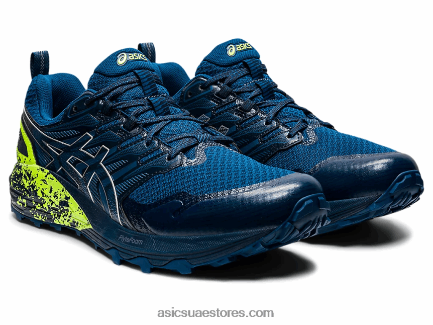 Asics أزرق ماكو / فضي نقي جل ترابوكو تيرا 2N24DJ1586