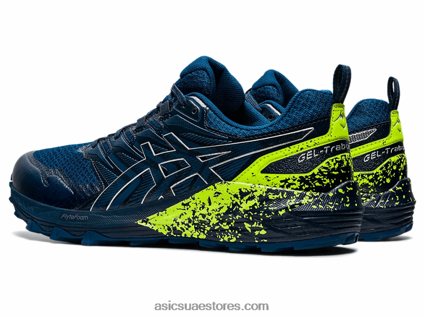 Asics أزرق ماكو / فضي نقي جل ترابوكو تيرا 2N24DJ1586