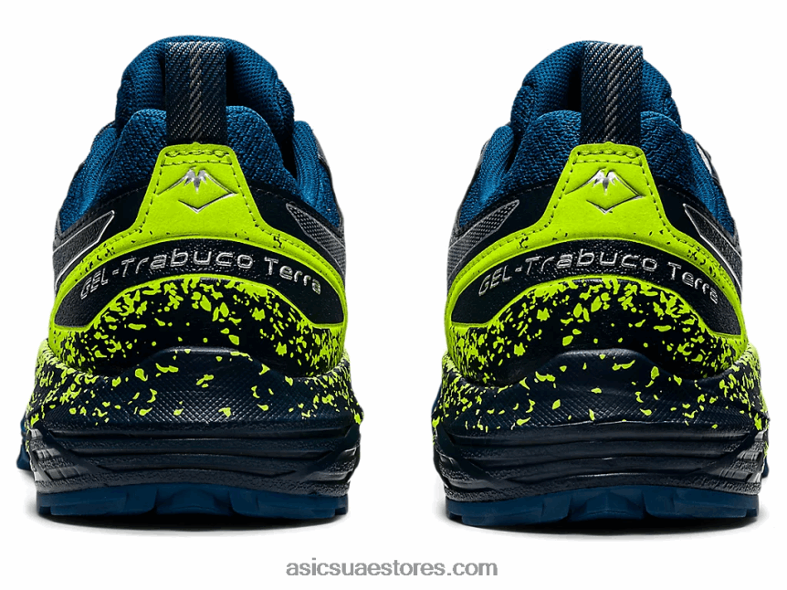 Asics أزرق ماكو / فضي نقي جل ترابوكو تيرا 2N24DJ1586