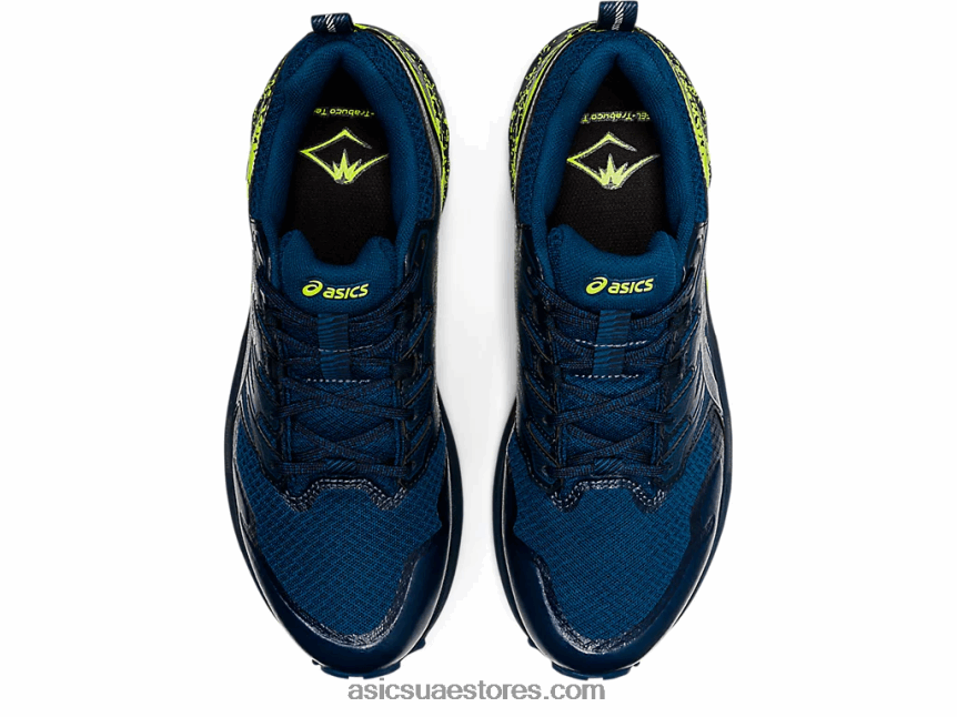 Asics أزرق ماكو / فضي نقي جل ترابوكو تيرا 2N24DJ1586