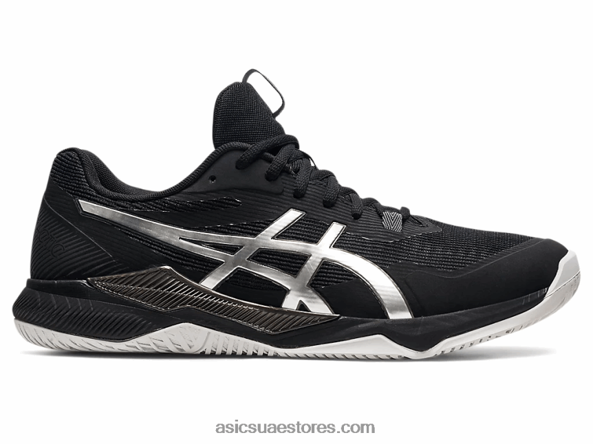 Asics أسود / فضي نقي تكتيك هلام 2N24DJ1593