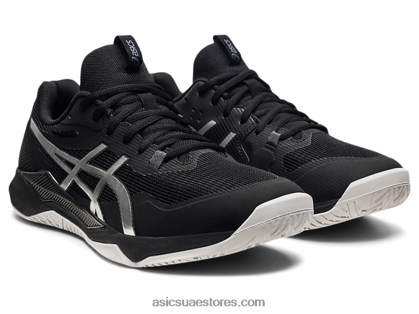Asics أسود / فضي نقي تكتيك هلام 2N24DJ1593