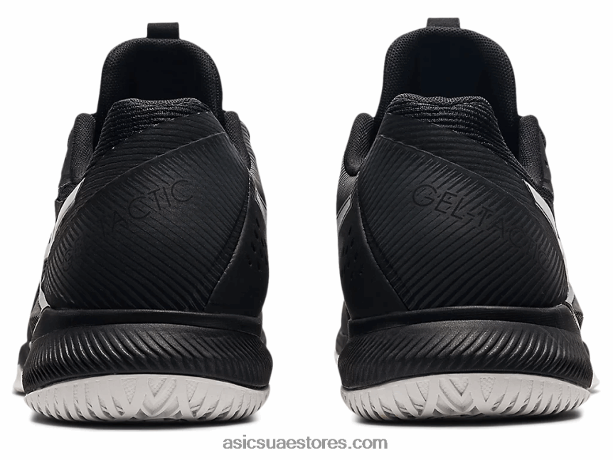 Asics أسود / فضي نقي تكتيك هلام 2N24DJ1593