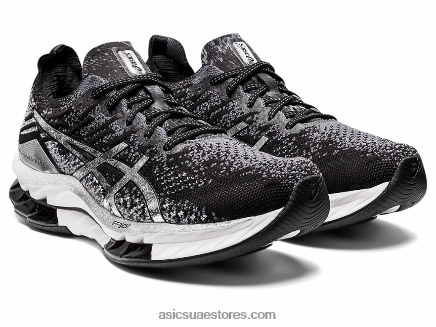 Asics رمادي الناقل / الفضة النقية جل كينسي بلاست بلاتينيوم 2N24DJ1594
