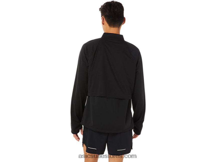Asics أسود الأداء سترة لام للرجال 2N24DJ1624