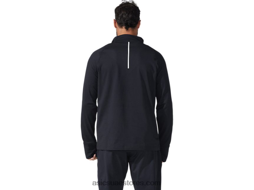 Asics أسود الأداء الرجال البريدي ربع ثيرموبوليس 2N24DJ1626