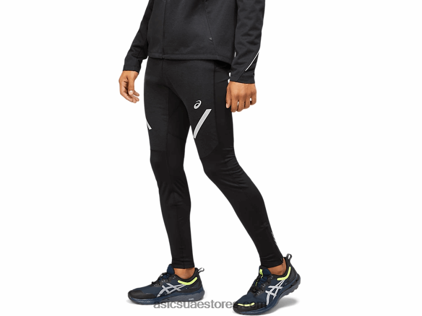 Asics أسود الأداء الرجال الشتاء الخفيف عرض ضيق 2N24DJ1639