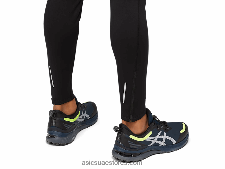 Asics أسود الأداء الرجال الشتاء الخفيف عرض ضيق 2N24DJ1639