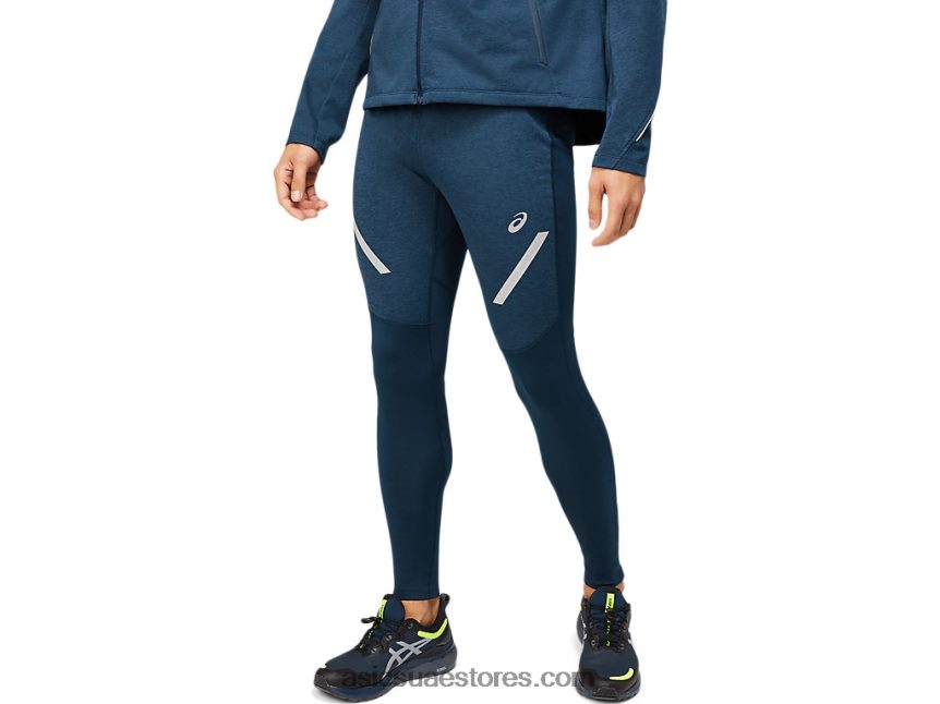 Asics الأزرق الفرنسي الرجال الشتاء الخفيف عرض ضيق 2N24DJ1641