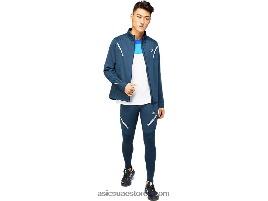 Asics الأزرق الفرنسي الرجال الشتاء الخفيف عرض ضيق 2N24DJ1641