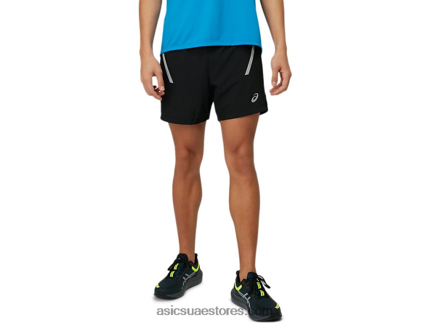 Asics أسود الأداء عرض لايت قصير للرجال 2N24DJ1676