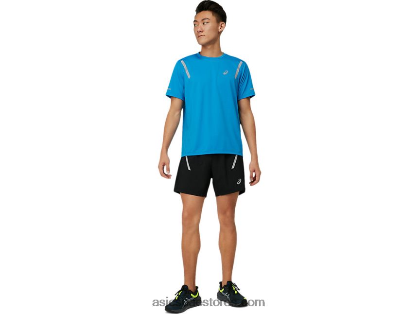 Asics أسود الأداء عرض لايت قصير للرجال 2N24DJ1676