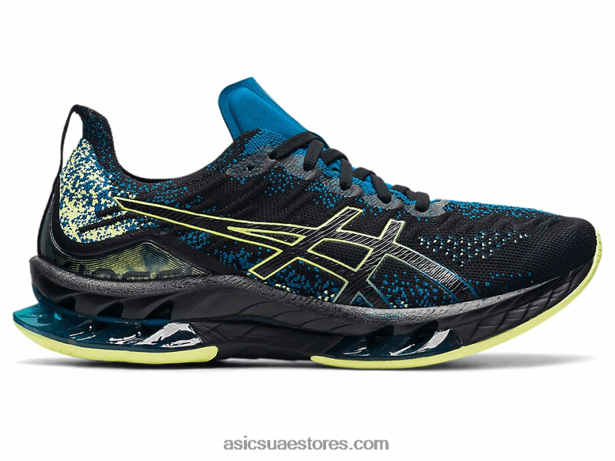 Asics أسود / أصفر توهج انفجار جل كينسي 2N24DJ1680