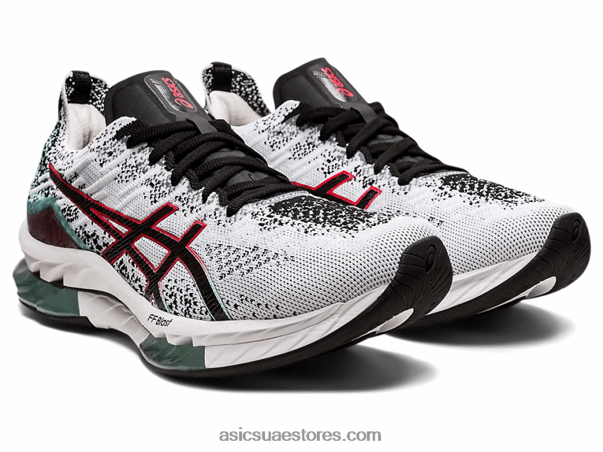 Asics أبيض أسود انفجار جل كينسي 2N24DJ1681