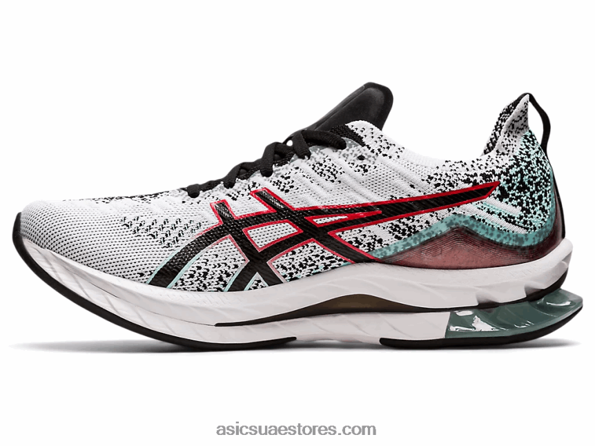 Asics أبيض أسود انفجار جل كينسي 2N24DJ1681