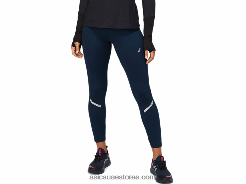 Asics الأزرق الفرنسي عرض المرأة الخفيف ضيق 2N24DJ1699