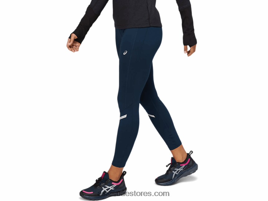 Asics الأزرق الفرنسي عرض المرأة الخفيف ضيق 2N24DJ1699
