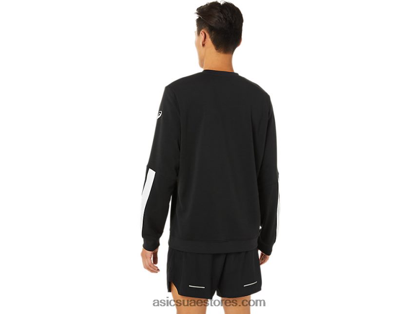 Asics أسود الأداء طاقم بوس الرجال 2N24DJ1702