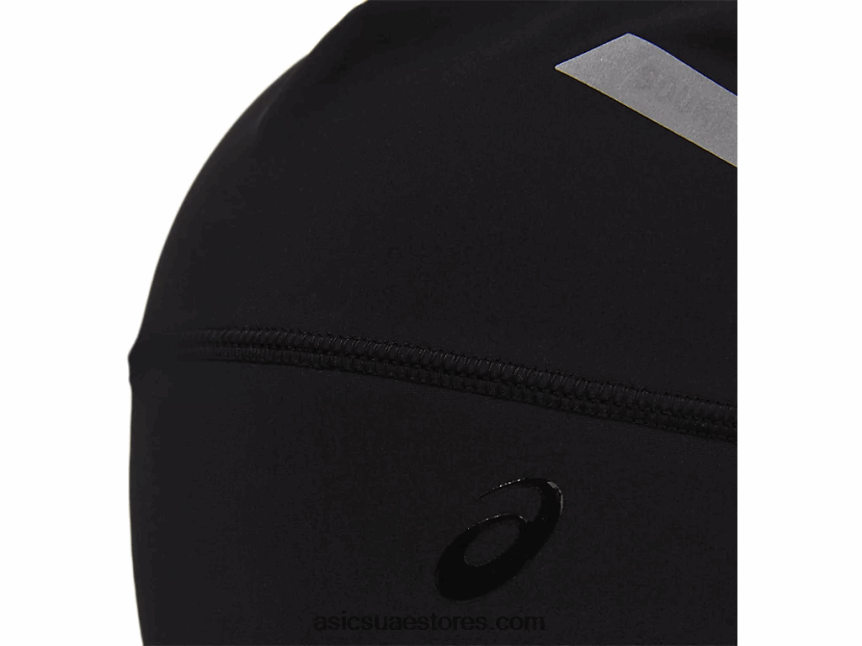 Asics أسود الأداء عرض خفيف قبعة صغيرة 2N24DJ1726