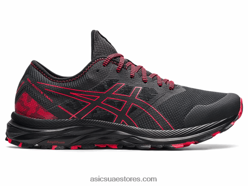 Asics رمادي جرافيت / أحمر كهربائي درب جل مثير 2N24DJ1734