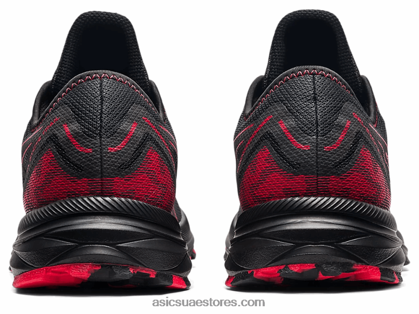 Asics رمادي جرافيت / أحمر كهربائي درب جل مثير 2N24DJ1734