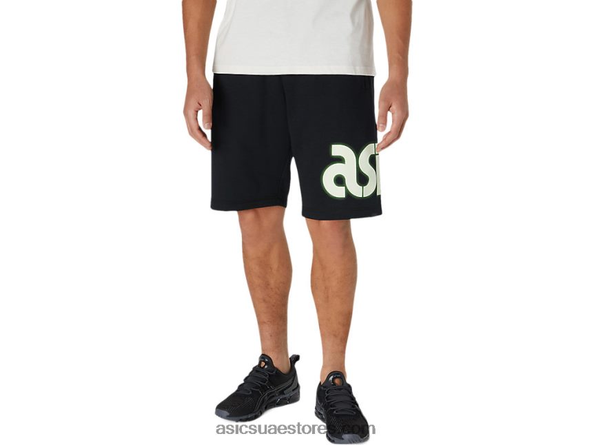 Asics أسود الأداء قصير للرجال 2N24DJ1735