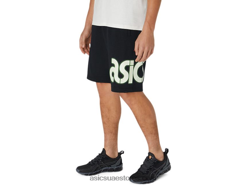 Asics أسود الأداء قصير للرجال 2N24DJ1735