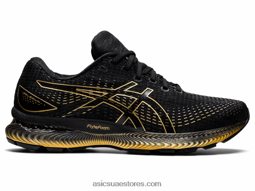 Asics أسود / ذهب خالص جل سايون 2N24DJ1739