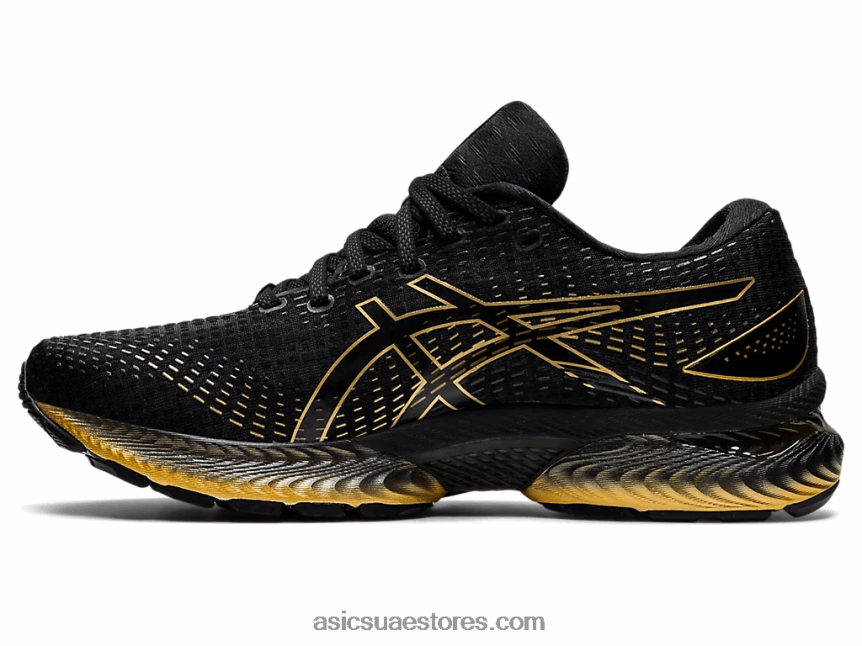Asics أسود / ذهب خالص جل سايون 2N24DJ1739