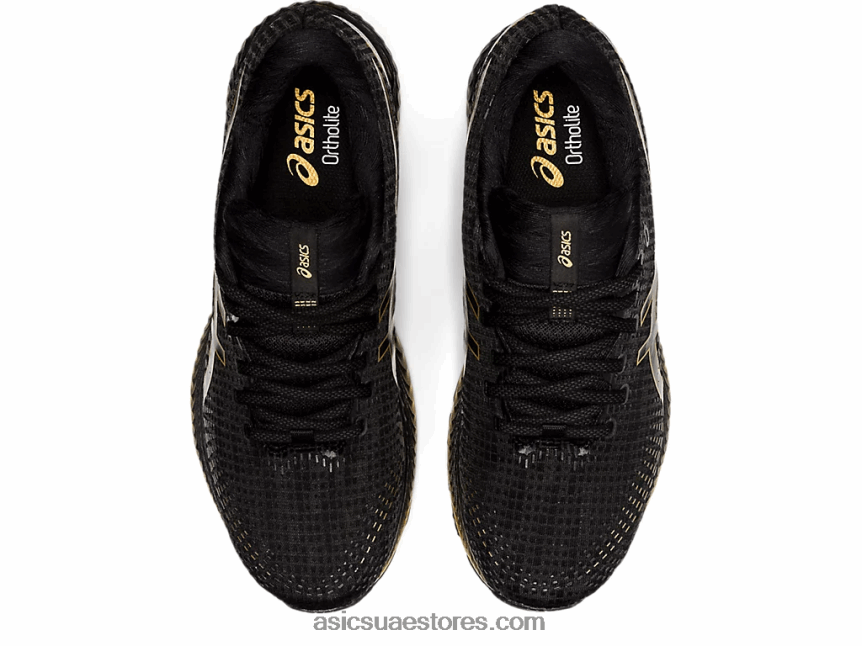 Asics أسود / ذهب خالص جل سايون 2N24DJ1739