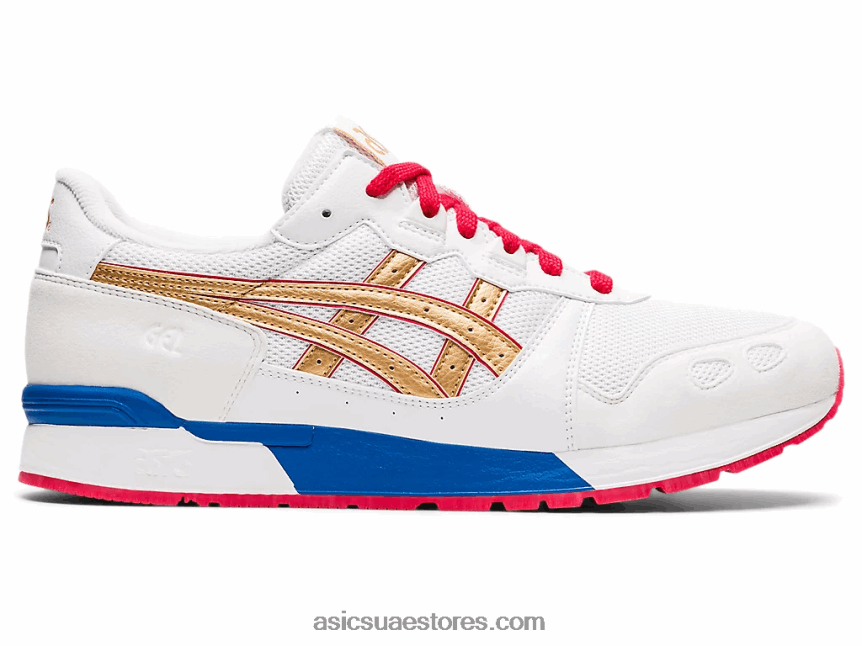 Asics أبيض / ذهب خالص هلام لايت 2N24DJ1744