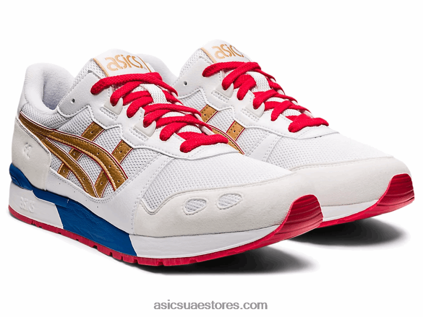 Asics أبيض / ذهب خالص هلام لايت 2N24DJ1744